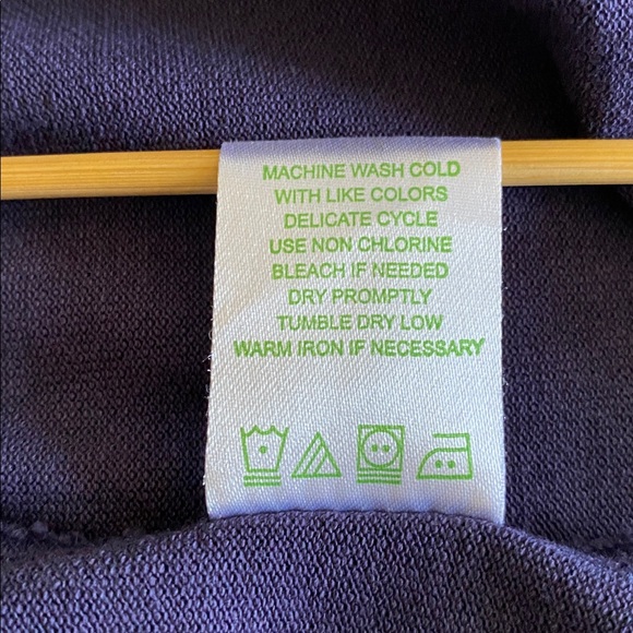 Lilly Pulitzer Sweetie Polo Long Sleeve Navy with grosgrain ribbon size Medium - Picture 14 of 14